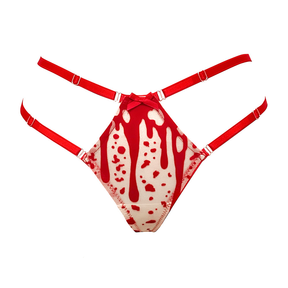 SUSPIRIA BLOOD DRIPS HALTER BRA LINGERIE Videnoir